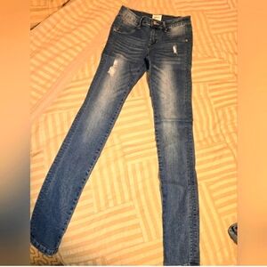 Hudson straight leg skinny jeans. Girl size 16